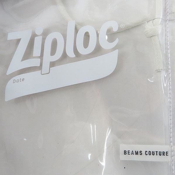 実際に弊社で買取させて頂いた【未使用】BEAMS/ビームス ジップロック 巾着 ショルダーバッグの画像 5枚目