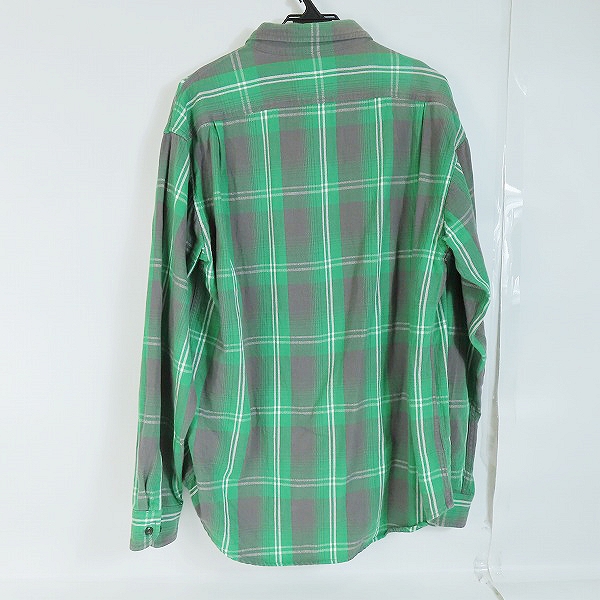 実際に弊社で買取させて頂いたHYSTERIC GLAMOUR/ヒステリックグラマー アラスカチェックワークシャツ 02221AH01 XLの画像 1枚目