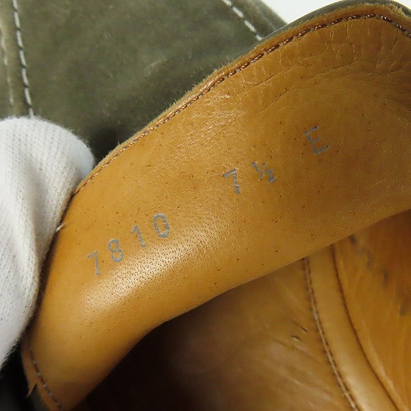 実際に弊社で買取させて頂いたJOHN LOBB/ジョン ロブ COVE コーヴ スエードローファー 7810/7.5Eの画像 5枚目