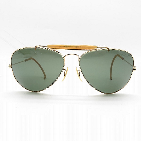 実際に弊社で買取させて頂いたRay-Ban/レイバン B&L/ボシュロム社製 ティアドロップ型 アイウェア/サングラス ゴールドの画像 1枚目