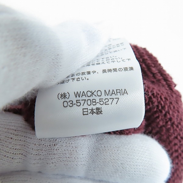 実際に弊社で買取させて頂いたWACKO MARIA/ワコマリア MIDDLE WEIGHT CREW NECK SWEAT SHIRT/ミドルウェイトクルーネックスウェット/Mの画像 4枚目