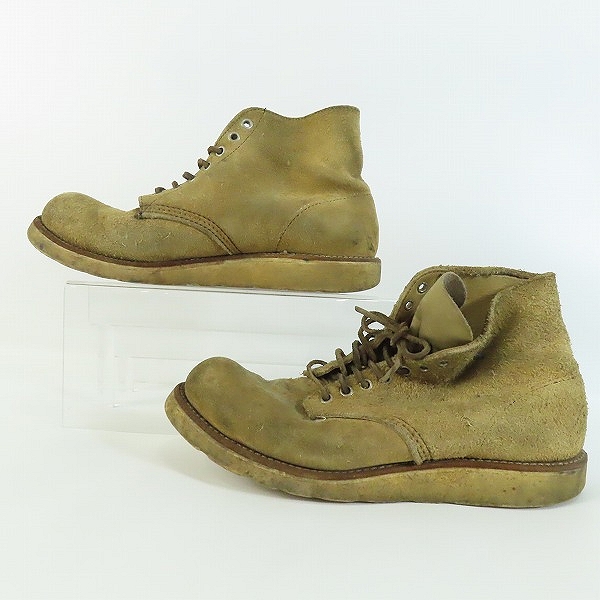実際に弊社で買取させて頂いたREDWING/レッドウィング 7ホール スウェードブーツ/8の画像 3枚目