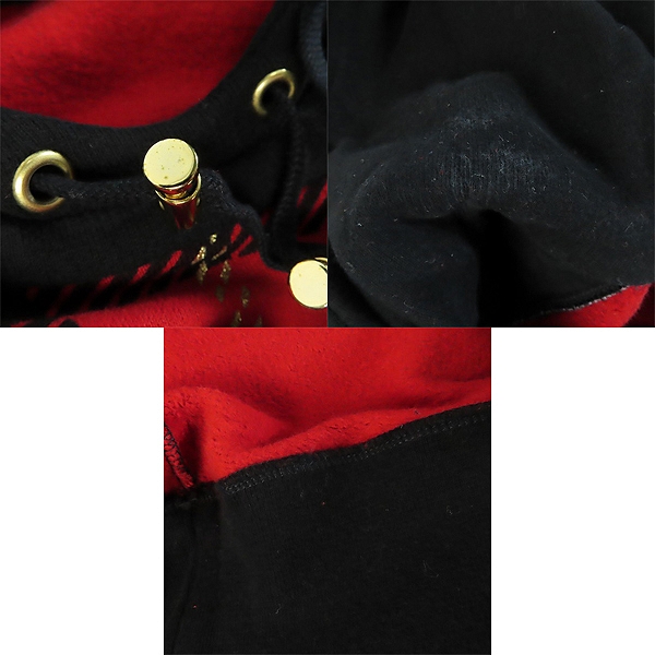 実際に弊社で買取させて頂いたBALMAIN/バルマン チェック プルオーバーパーカー/Sの画像 7枚目