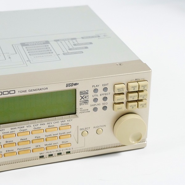 実際に弊社で買取させて頂いたYAMAHA/ヤマハ MU2000 DTM 音源モジュール 通電確認済みの画像 3枚目