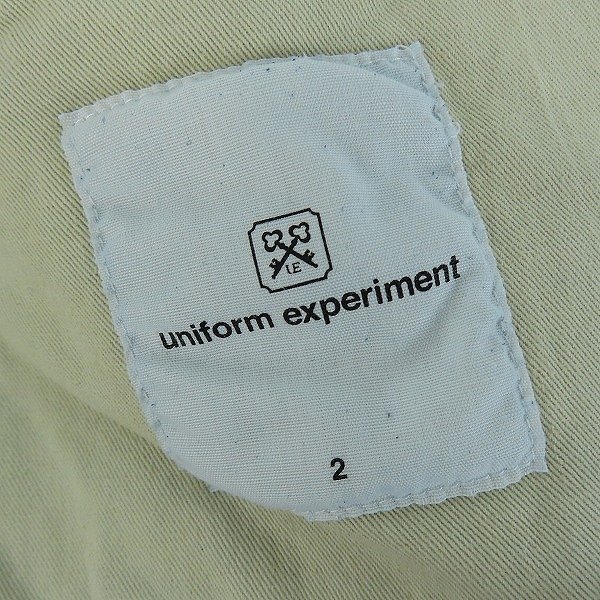 実際に弊社で買取させて頂いたuniform experiment /ユニフォームエクスペリメント 23SS DAMAGED DENIM PANTS UE-230018 2の画像 3枚目