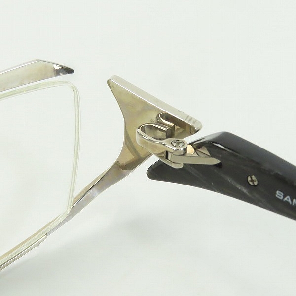 実際に弊社で買取させて頂いたSAMURAI SHO/サムライ翔 チタン 眼鏡/メガネフレーム/アイウェア SS-J22 #1の画像 5枚目