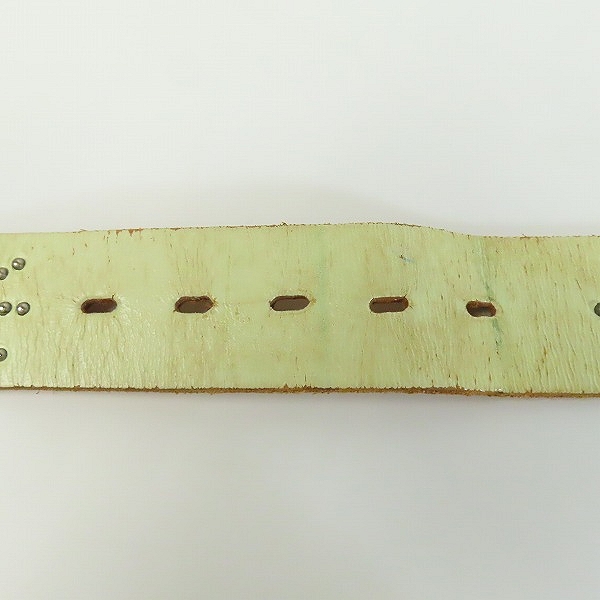 実際に弊社で買取させて頂いたHTC/エイチティーシー ターコイズ スタッズ ベルトの画像 5枚目