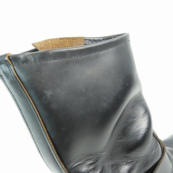 実際に弊社で買取させて頂いたRED WING/レッドウィング レザーエンジニアブーツ ブラック 8の画像 8枚目