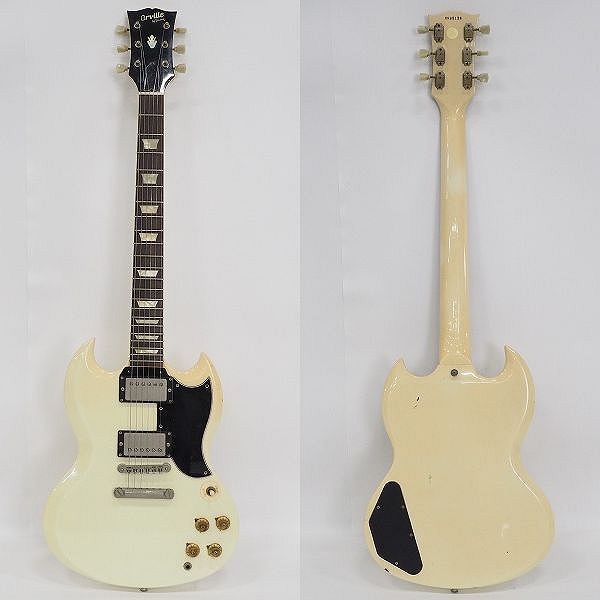 実際に弊社で買取させて頂いた★【難有り】Orville by Gibson/オービル SG Standard エレキギター 1988年 寺田楽器製の画像 1枚目