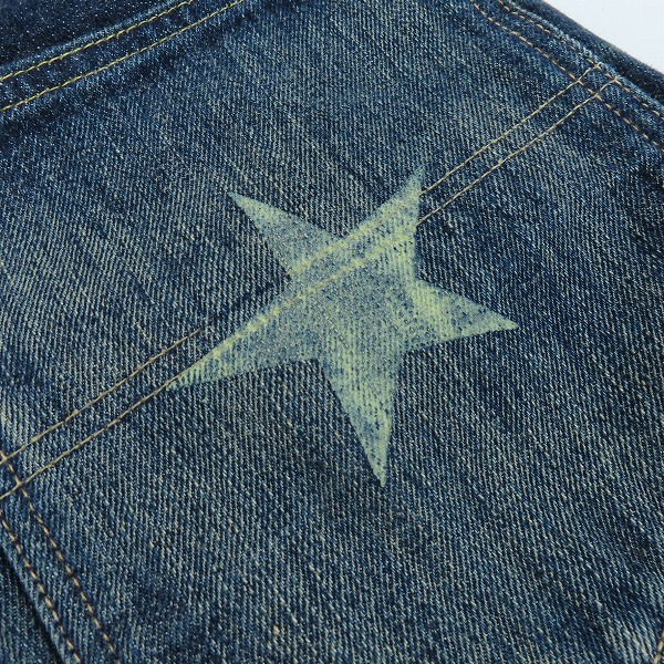 実際に弊社で買取させて頂いたSUGAR CANE/シュガーケーン ロンスター デニムパンツ SC4111H/R W36/L33の画像 9枚目