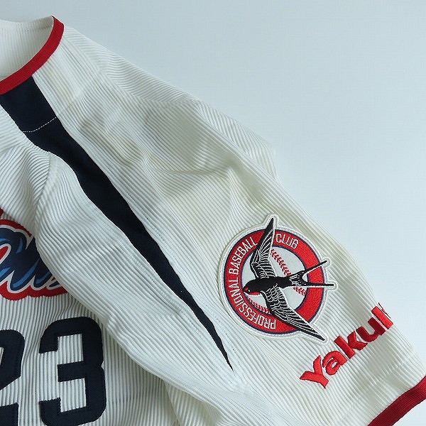 実際に弊社で買取させて頂いたデサント×ビームス 東京ヤクルトスワローズ 2006 ホーム レプリカユニフォーム #23青木 DYS-0601/FREEの画像 8枚目