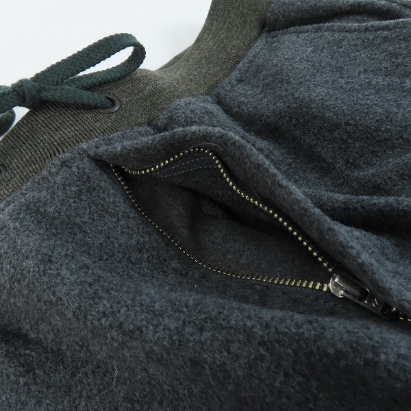 実際に弊社で買取させて頂いた【未使用】BEAMS/ビームス mixRibEASY/ミックスリブイージー パンツ カシミヤ混 チャコールグレー 11-24-1924-803/Sの画像 6枚目