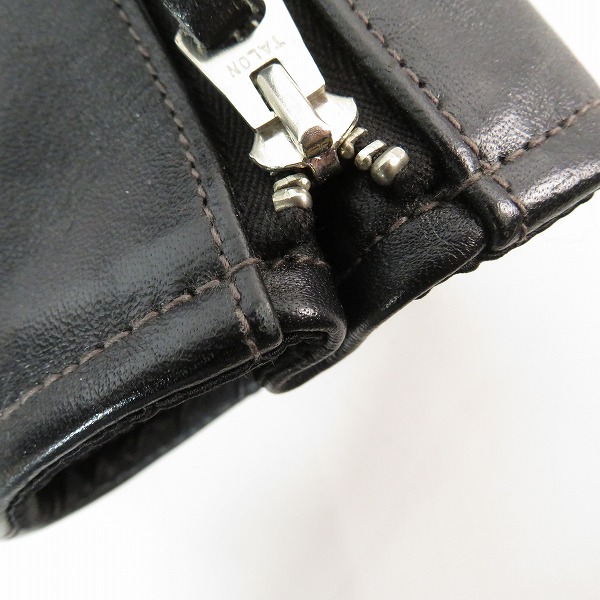 実際に弊社で買取させて頂いたBUCO/ブコ THE REAL McCOY'S/リアルマッコイズ HORSE HIDE/ホースハイド J-100 シングルライダースジャケット/42の画像 8枚目