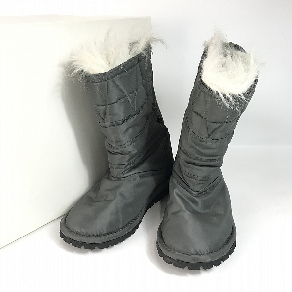 実際に弊社で買取させて頂いたJUNYA WATANABE COMME des GARCONS/ジュンヤワタナベコムデギャルソン ファー付き スノーブーツ /S