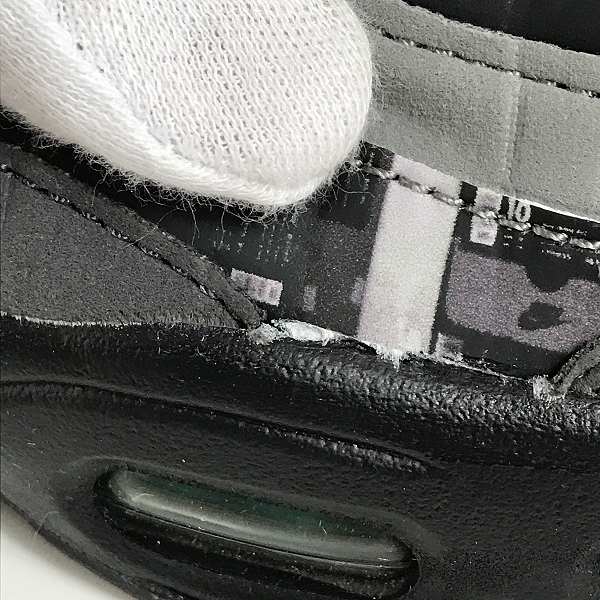 実際に弊社で買取させて頂いたNIKE×atmos/ナイキ×アトモス AIR MAX 95 PRNT/エアマックス95 WE LOVE NIKE AQ0925-001/27の画像 6枚目