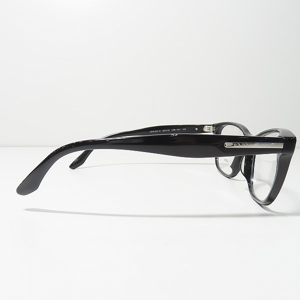 実際に弊社で買取させて頂いたPRADA JOURNAL/プラダ ジャーナル メガネフレーム アイウェア VPR04T-F ブラックの画像 2枚目