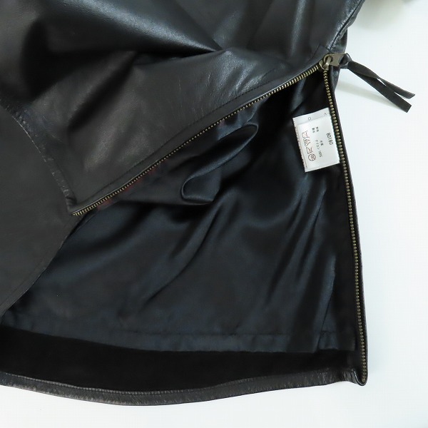 実際に弊社で買取させて頂いたHARLEY-DAVIDSON/ハーレーダビッドソン レザー Tシャツ ブラック/Lの画像 5枚目