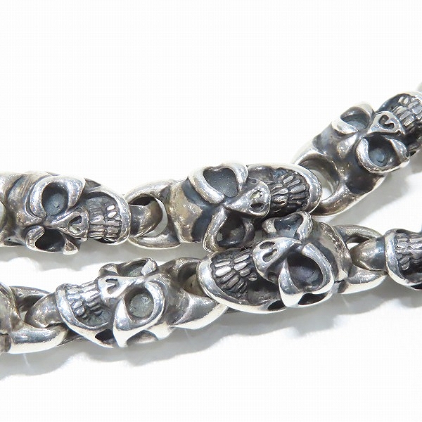 実際に弊社で買取させて頂いたBWL/ビルウォールレザー スモール グッドラック スカル カスタム ブレスレットの画像 8枚目