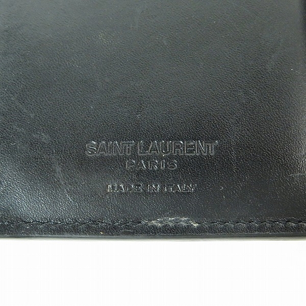 実際に弊社で買取させて頂いたSAINT LAURENT PARIS/サン ローラン パリ 二つ折り財布 ウォレット の画像 5枚目