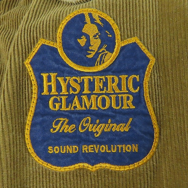 実際に弊社で買取させて頂いたHYSTERIC GLAMOUR/ヒステリックグラマー コーデュロイ ボアジャケット 0224AB06/Lの画像 6枚目