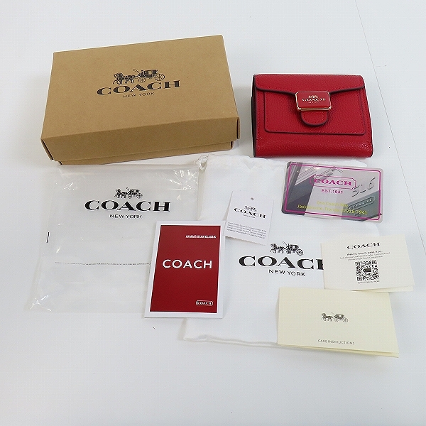 実際に弊社で買取させて頂いたCOACH/コーチ 二つ折り財布 C7428 の画像 9枚目