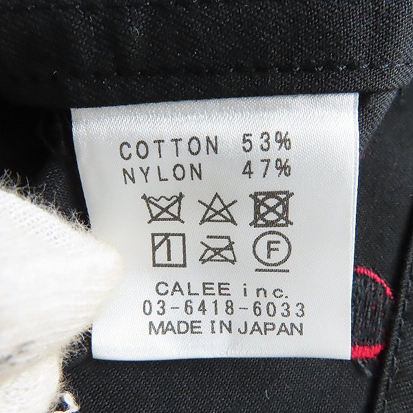 実際に弊社で買取させて頂いた【未使用】CALEE/キャリー ALLOVER EMBROIDERY HEART PATTERN JACKET/総柄 テーラード ジャケット CL-20AW001SP/Lの画像 3枚目