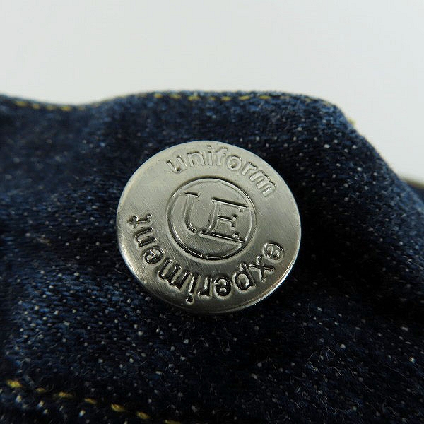 実際に弊社で買取させて頂いたuniform experiment /ユニフォームエクスペリメント 23SS DAMAGED DENIM PANTS UE-230018 2の画像 7枚目