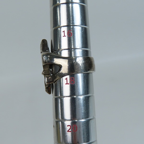 実際に弊社で買取させて頂いたCRAZY PIG/クレイジーピッグ ヘビー フレアーデリス フラットトップ リング/指輪 18号の画像 8枚目