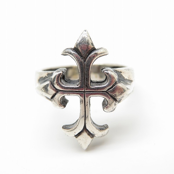 実際に弊社で買取させて頂いたCRAZY PIG/クレイジーピッグ クロス リング/指輪 18号の画像 1枚目