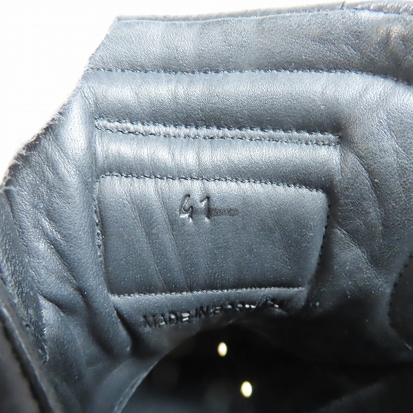 実際に弊社で買取させて頂いたBALMAIN/バルマン サイドジップ キルティング ハイカットスニーカー W6HT324D649-176/41の画像 5枚目