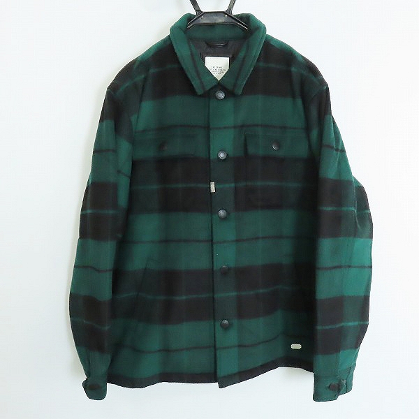 実際に弊社で買取させて頂いたCRIMIE/クライミー WOOL CHECK SHIRT JACKET シャツジャケット/CR1-02A5-JK15 /XXL