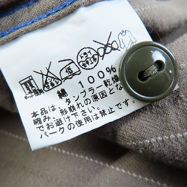 実際に弊社で買取させて頂いたBUZZ RICKSON'S/バズリクソンズ ハーフスリーブ/半袖 コントラクター ワークシャツ BR36574/14-14.5の画像 3枚目