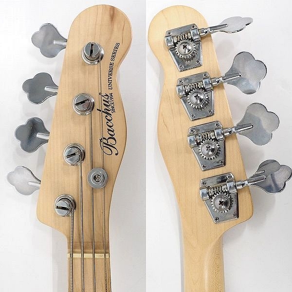 実際に弊社で買取させて頂いた★Bacchus/バッカス UNIVERSE SERIES BTB-1M BD テレキャスターベースType 4弦エレキベース ソフトケース付の画像 2枚目