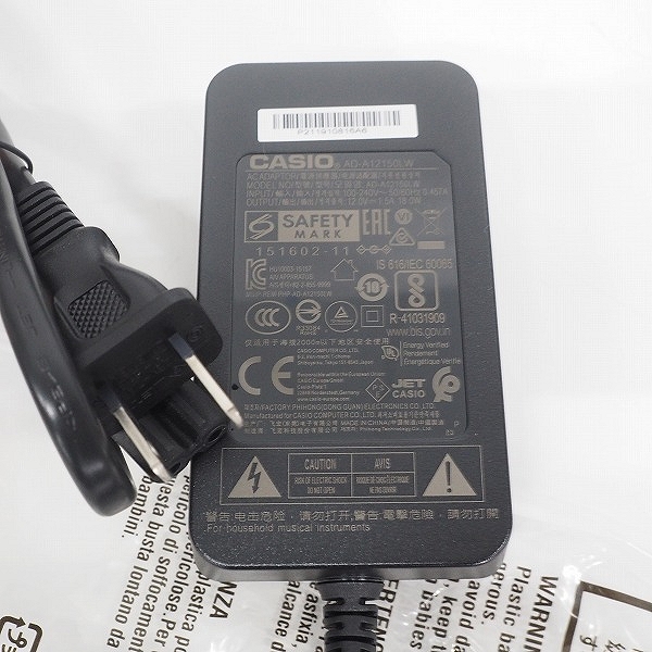 実際に弊社で買取させて頂いた★【未使用】CASIO/カシオ Privia PX-S3100BK/ブラック 電子ピアノ 2021年製 SP-34ペダルユニット・ソフトケース付の画像 7枚目