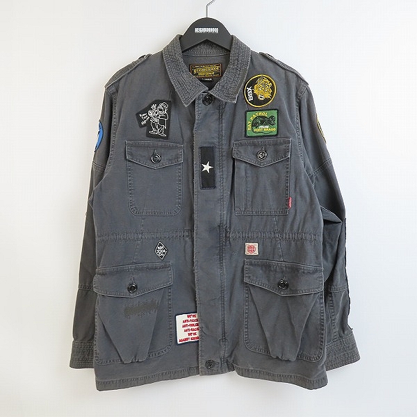 実際に弊社で買取させて頂いたNEIGHBORHOOD/ネイバーフッド M-65 フィールドジャケット/ワッペン ミリタリージャケット 101GRNH-JKM01/L