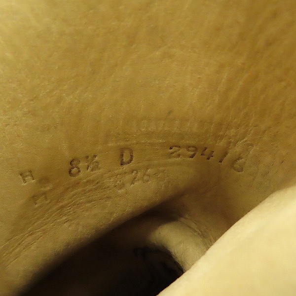 実際に弊社で買取させて頂いたRED WING/レッドウィング スエード エンジニアブーツ 8268 PT91/8.5の画像 6枚目