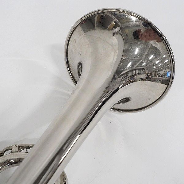 実際に弊社で買取させて頂いた【難有り】YAMAHA/ヤマハ YTR-136/YTR136 トランペット シルバー ソフトケース付 の画像 3枚目