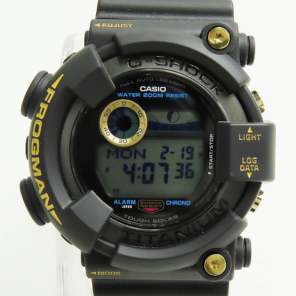 実際に弊社で買取させて頂いたG-SHOCK/Gショック MASTER OF G - SEA FROGMAN/フロッグマン 30周年記念 GW-8230B-9AJRの画像 1枚目