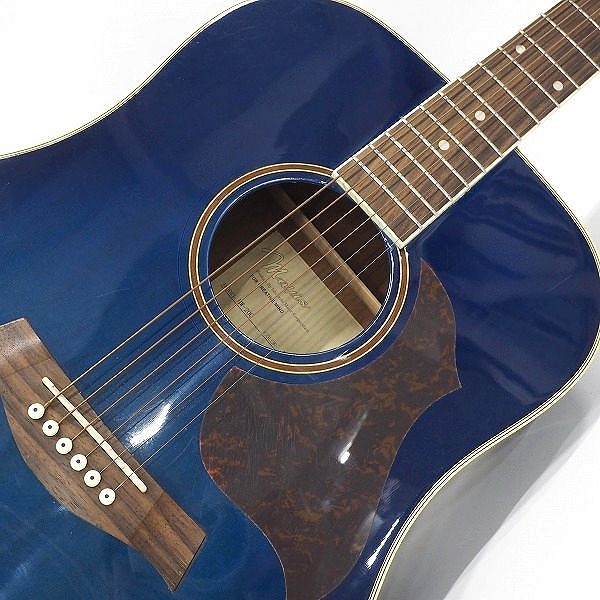 実際に弊社で買取させて頂いた★Mavis/メイビス MW-200 BLS アコースティックギター/アコギの画像 5枚目