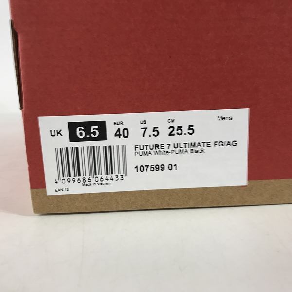実際に弊社で買取させて頂いたPUMA/プーマ フューチャー 7 アルティメット サッカースパイク 107599-01 25.5の画像 9枚目