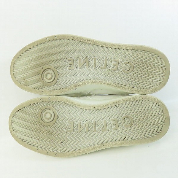 実際に弊社で買取させて頂いたCELINE/セリーヌ ローカット レザースニーカー RM1221/39の画像 2枚目