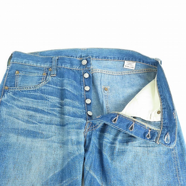実際に弊社で買取させて頂いた(1)SUGAR CANE/シュガーケーン  デニム ハーフパンツ SC51201H1/36の画像 2枚目