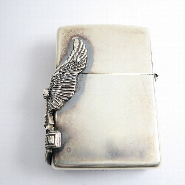 実際に弊社で買取させて頂いたZIPPO/ジッポー HARLEY DAVIDSON/ハーレーダビッドソン サイドメタル 1995年製 の画像 2枚目