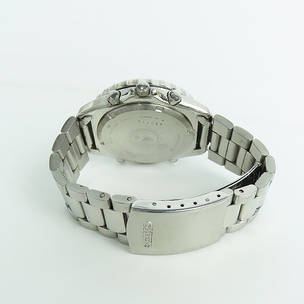 実際に弊社で買取させて頂いたSEIKO/セイコー 4つ目 クロノグラフ 7T34-6A00 【動作未確認】の画像 2枚目