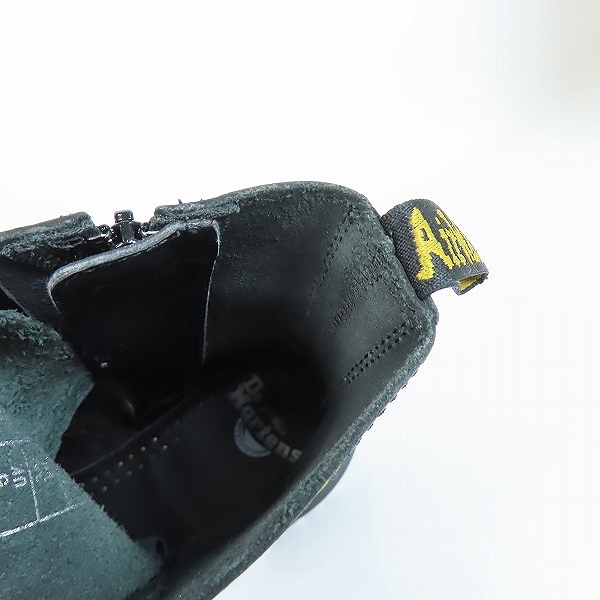 実際に弊社で買取させて頂いたDr.Martens/ドクターマーチン JADON/ジェイドン サイドジップ 8ホールブーツ 15265001/UK5の画像 4枚目