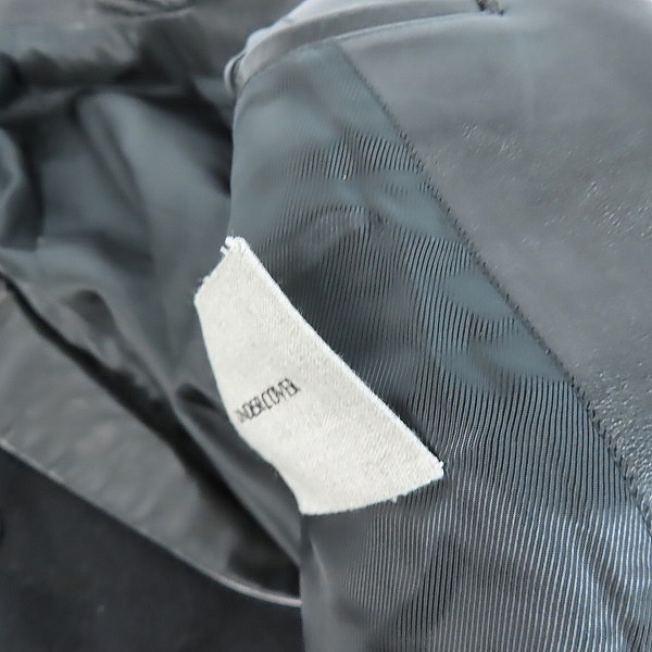 実際に弊社で買取させて頂いたUNDERCOVER/アンダーカバー 13AW 袖ニット ラペル切替コート L1304/1の画像 8枚目