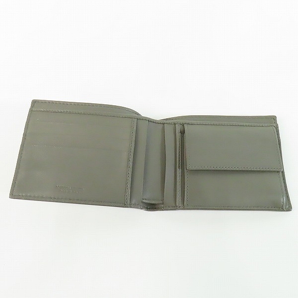 実際に弊社で買取させて頂いたBOTTEGA VENETA/ボッテガヴェネタ イントレチャート 二つ折り財布/ウォレットの画像 3枚目