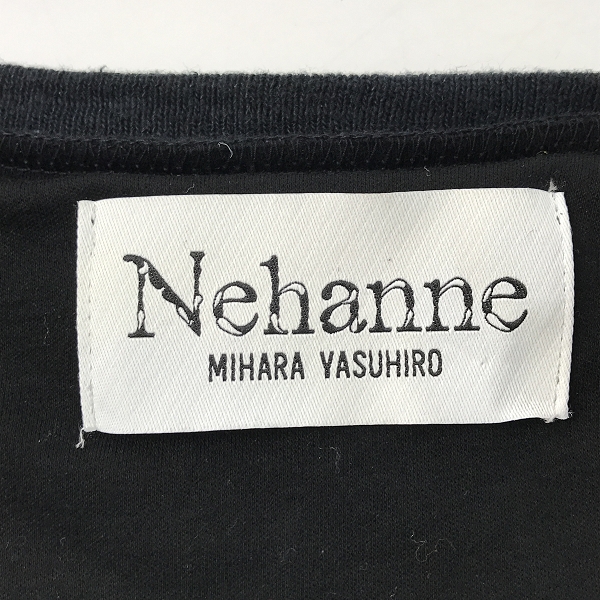 実際に弊社で買取させて頂いたNEHANNE MIHARA YASUHIRO/ミハラヤスヒロ  レイヤード 半袖Tシャツ 81913889/50の画像 2枚目