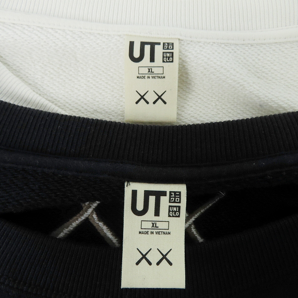 実際に弊社で買取させて頂いたUNIQLO×KAWS/ユニクロ×カウズ スウェットシャツ/トレーナー 2点セットの画像 2枚目