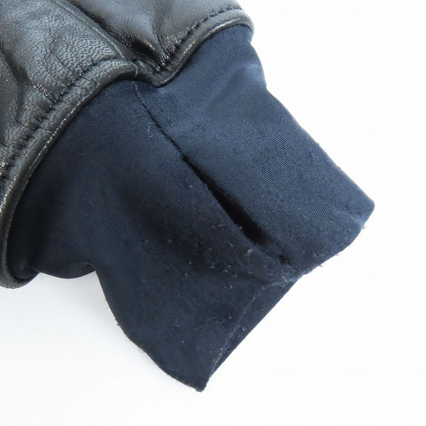 実際に弊社で買取させて頂いたUNDERCOVER/アンダーカバー 17AW ハイネックアームレザーボアブルゾン/ダウンジャケット UCT4202/2の画像 7枚目